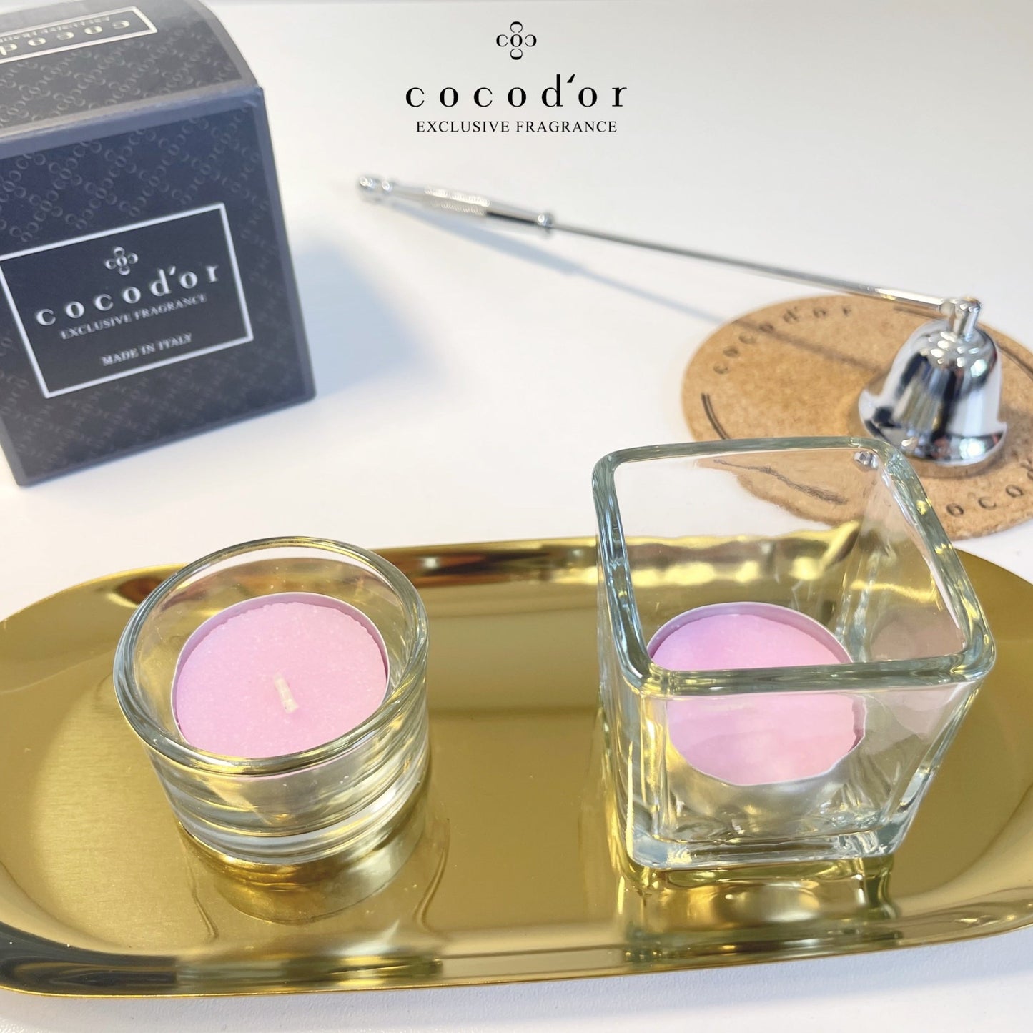 Tealight Candle Holder Circle 12pcs - cocod'or