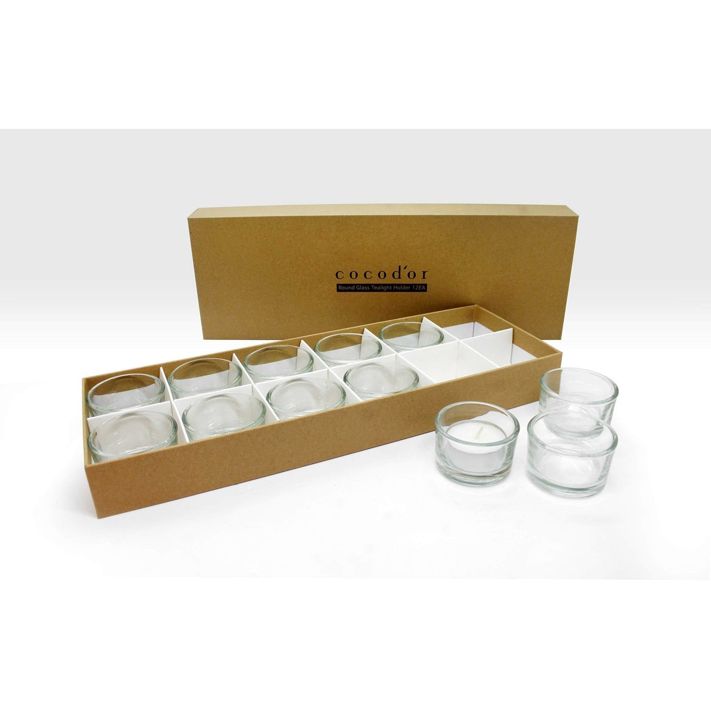 Tealight Candle Holder Circle 12pcs - cocod'or