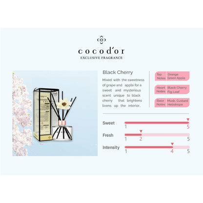 Black Cherry 200ml White Flower - cocod'or