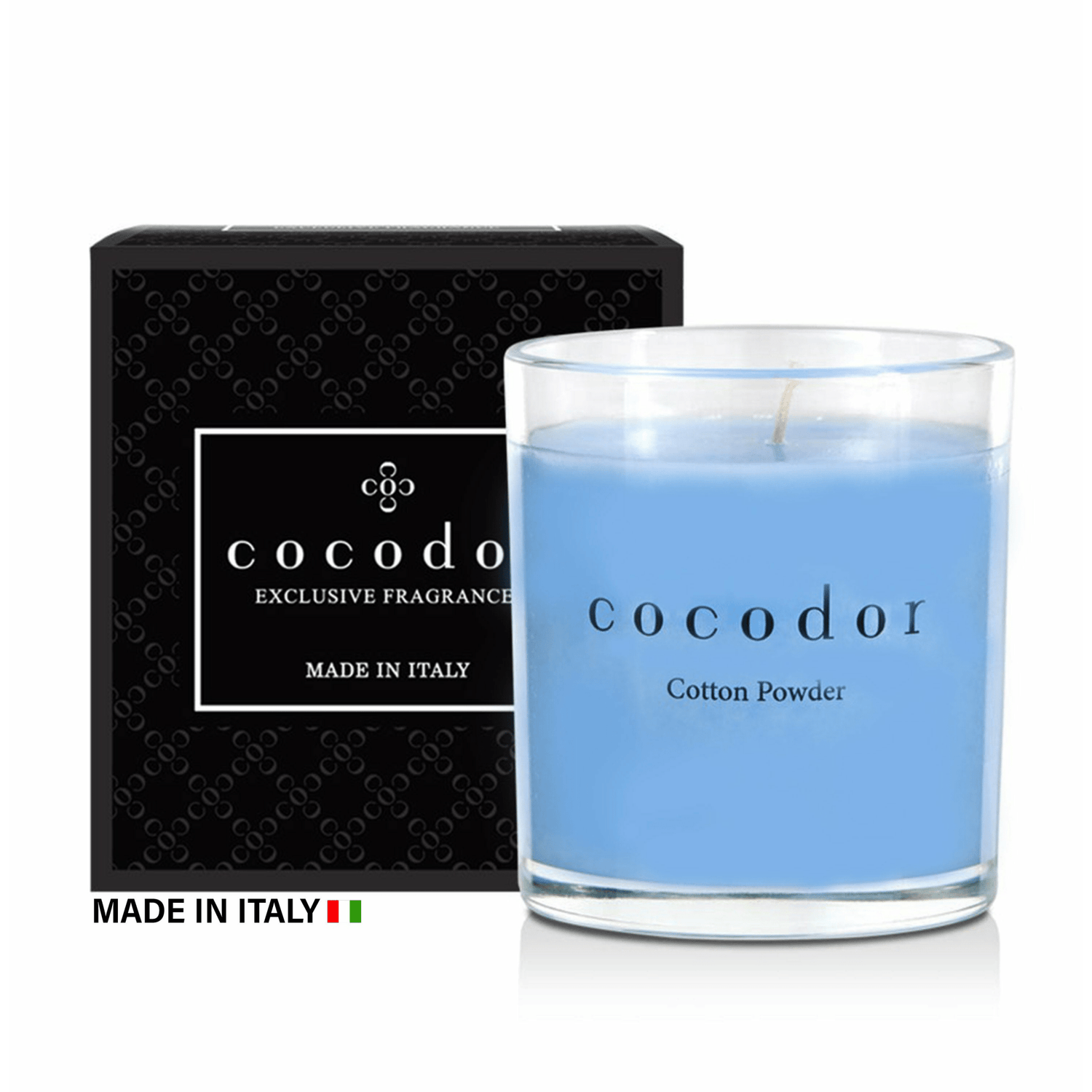 Cotton Powder 130g Premium Jar Candle - cocod'or