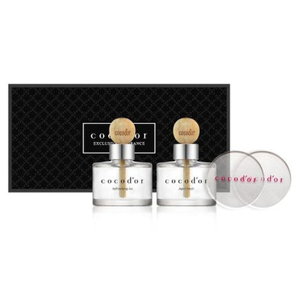 Diffuser Gift Set 2pcs 50ml [Black Cherry + Refreshing Air] - cocod'or