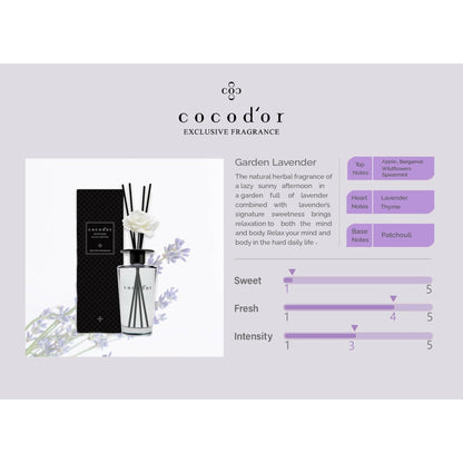 Garden Lavender 500ml Black Edition - cocod'or