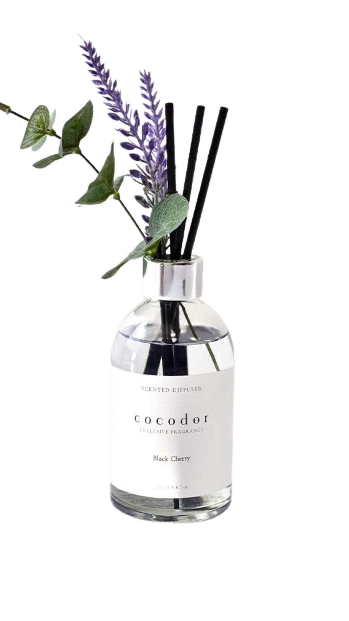 Garden Lavender Flower 200ml White Diffuser - cocod'or