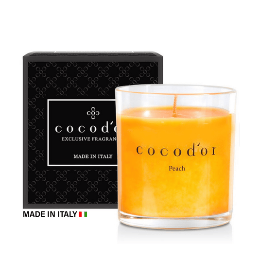 Peach 130g Premium Jar Candle - cocod'or