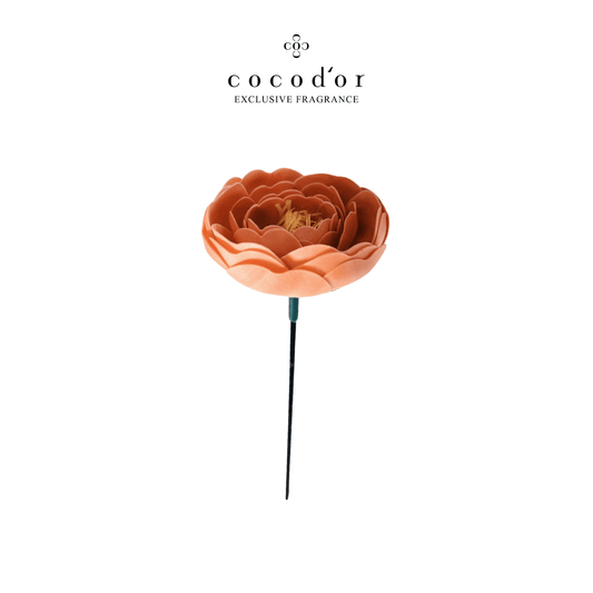 Pink Camellia Flower Stick - cocod'or