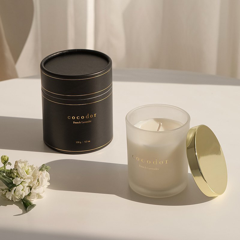 Pure Cotton Premium Soy Candle Small - cocod'or