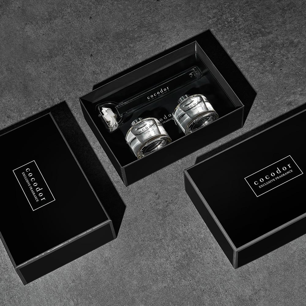 Diffuser Gift Set 2pcs 200ml [Black Cherry + Rose Perfume]